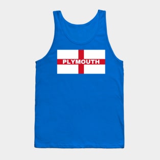 Plymouth City in English Flag Tank Top